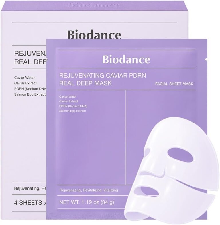 BIODANCE Caviar Pdrn Real Deep Hydrogel Mask Firms & Brightens Skin Improves Regeneration for All Skin Types Korean Skin Care Ideal